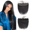 11a Bella Hair 13x4 Naturalny kolor Brazylijski jedwabisty prosty koronkowy czołowe zamknięcie wstępnie ścięte kawałki 100% ludzkie włosy przedłużenie pełne skóry długie życie