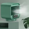 Epacket mini air cooler spray humidification fan desktop office home small air conditioner USB rechargeable282w