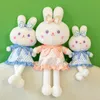 New sweet rabbit plush toy doll skirt rabbit dolls girl bed pillow decoration