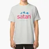 Herren -T -Shirts Satan - natürliche Hölle Wasser T -Shirt Evian