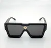 Moda lüks güneş gözlüğü siklon güneş gözlüğü vintage kare çerçeve rhomboid elmas gözlükler avangard benzersiz stil e31v