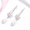 Stud High Quality Rhinestone Round Pearl Earrings Luxury Big Jewelry Brincos Orecchini Party Wedding Earring For Women