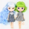 ICY DBS BLYTH DOLL 16 BJD TOY NATURAL SKINY FACEショートヘアホワイトスキンタンスキンジョイントボディ30cm女の子ギフトアニメガールズ220707