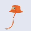 Wysokiej jakości kapelusze typu Bucket Designer Beanie Mens Hat Womens Wide Brim Hat Casual Cotton Print Fashion Beach Sun Cap
