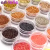 40pcsset mix färger Art Fine Glitter Powder Dust UV Gel Polish Acrylic Nail Tips Diy Decoration Tools 220630