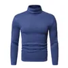 Gymkläder män hoodies casual 2022 höst o-hals fleece tröja manlig pullover solid turtleneck streetwear hoodiegym