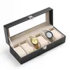 Liscn Watch Box 5 Grades Watch Boxes Case PU CAJA RELOJ BLACK STORNDER BOITE Montre Jewelry Gift Box 2018312q1049358
