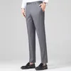 Costumes pour hommes Blazers été classique rayé hommes affaires robe pantalon cheville longueur décontracté mince bureau social costume pantalon mariage pantalon coût