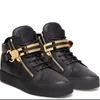 Piattaforma maschile Moda Comode sneakers con doppia cerniera Sneakers casual da esterno Martin Stivali da uomo Sneakers alte in pelle di serpente di marca taglia 35-46 asdadawsdasawd