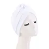 Новый мусульманский женский тюрбан, женский вязаный хлопковый колпак, повязка на голову для химиотерапии, индийский платок, исламская шляпа, головной убор, эластичная повязка на голову