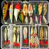 Brilliant Metal Jig Spoon Fishing Lure Set 10202535pcs Wobblers Kit Pike Spoon Bait Fishing Tackle Pesca Isca Artificial 2205237648708