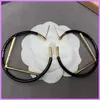 Dames mode hoepel oorbellen rond luxe designer sieraden cirkel oorrang dames f letter oor noppen gouden accessoires voor feest2028828