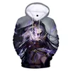 Аниме игра Genshin Impact Hoodies 3D Print Streetwear Raiden Shogun Мужчины Женщины повседневные толстовки.