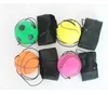 Party Favor Decompression Toy Wrist Band Elastic fun Bouncy Fluorescent Rubber Ball Board Game Funny Elastics Balls training antistress Random Color SN4407