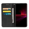 Cover Premium Flip Cover Pu Leather Cases for Sony Xperia Ace 1 III 1 10 IV Pro
