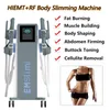 HIEMT EMSLIM電磁筋トレーニングスリミング減量EMSボディマシンCE承認筋肉刺激装置4ハンドル