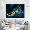 Klassische sexy nackte Frau, Kunst-Ölgemälde auf Leinwand, Poster und Drucke, Wandkunst, Porträtbild für Wohnzimmerdekoration, ohne Rahmen