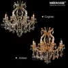 Luxury Crystal Chandeliers Light Fixture Maria Theresa Crystal Pendant Luster Lamp Clear Chrome Indoor Lighting Deckenleuchten for Lobby Stair Hallway project