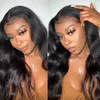 Body Wave Lace Front Wig al 32 34 Pouces 28 30 32 34 36 38 Moxika Long Remy Cheveux Humains 220608