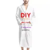 Custom Wearable Blanket Bathrobe Design Name Men Winter Cotton Home Girl Night Gown Thermal Pajamas Long Sleeve Dropship 220616