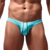 Sous-vêtements hommes sous-vêtements glace soie Gay mince Cuecas maille respirant mâle culotte U poche convexe Sexy Bikini homme slipscaleçons