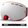 Sunglasses Double layers anti-fog POC Goggles Sci Glasses Brand New Men Women Cycle Sunglasses Mtb Googles Eyewear348S