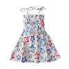 Independence Day Dress Girls Sleeveless Ribbed Stripes Stars Printed Kids Dresses Summer 4th Of July Outfits4265725