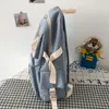 JOYP KAWAII NYLON KVINNER Ryggsäck Fashion Waterproof Rucksack för Teen Girls School Bag Söt Student Bookbag Travel Mochila 220630