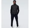 Avrupa erkekleri, yaka down ceket yün örgü birleştirme tasarım ceket ince ince parkalar beyaz siyah renk boyutu S-XL