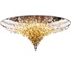 Modern Stone Crystal LED Chandelier For Living Room Lobby Large Luxury Cristal Lighting Fixtures Indoor Home Decor Hanging Lamps