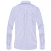 Mens Long Sleeve Solid Oxford Dress Shirt Colors with Left Chest Pocket Casual Regular-fit Tops Button Down Shirts 220322