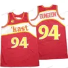 Nikivip 2021 Nowy tani hurtowa koszulka koszykówki Kast Dungeon Men's All Szygowana czerwona rozmiar S-xxl Najwyższa jakość