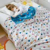 Blanket Selimut Penutup Muslin Musim Panas Katun Kasa Kotakkotak Lembut Hangat Untuk Anakanak di Ataastempat TidursOFapeSawattempat Tidur 220613