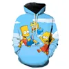 Heren Hoodies Sweatshirts Harajuku Fashion voor mannen en vrouwen Hoge kwaliteit pullovers Mens Novelty Street Wear 3D Cartoon Hoodie Topsman's