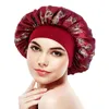 Yeni Kelebek Deseni Saten Bonnet Kadın Gecesi Uyku Şapkası Yumuşak Baş Kapak Kıvırcık yaylı banyo kapağı saç bakımı kemo kapağı
