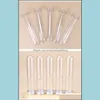 Gift Wrap Event Party Supplies Festive Home Garden 70Ml Empty Plastic Candy Bottle Pet Clear Test Tube With Screw Aluminium Cap For Milk T