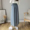 Women's Pants Capris Spring Summer Style Korean Women Pleated Chiffon 220823