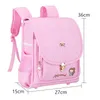 Sacos escolares ortopédicos crianças escola-bag japonês randoseru grande capacidade luz mochila para meninas impermeável pu bebê mochila infan2594