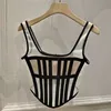 Moda Mesh Tank dla kobiet Slim-Fit Sexy Cute Short Crop Top Lady Camisetas de Mujer Nancyloim 220318