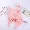 Mjuk organisk bomull Muslin Cat Kitty Animal Newborn Pacify Handdukar Bibbs Soothers Handduk Retlar Baby Accessory 10 Colors8047787