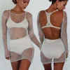 Kobiety seksowne bodycon top top sher mini sukienka Wysokiej jakości sukienka seksowna kobiety sukienki szatę femme elbise 220527