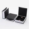 Smycken påsar väskor 12st svartvitt lådor hantverk hårt papper för armband armband förpackning display grossistjewelry