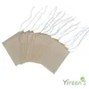 1000Pcs Tea Tool 50 X 70mm Brown Color No Bleach Tea Bag Disposable Manila Hemp Paper Coffee Maker Filters With Strings Packing Po7976893