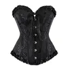 Bustiers Corsets Femmes Dentelle Jupe Longue Corset Sexy Multicolores Showgirl Carnaval Fête Vêtements Halloween Costume Robe ComplèteBustiers