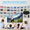 200 миль HD HDTV Smart Indoor TV Цифровая антенна с усилителем сигнала VHF UHF Коаксиальный кабель черный