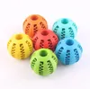 Dog Treat Toy Ball Funny Interactive Elasticity Pet Chew Toy Dogs Tooth Clean Balls Of Food Extra-tough Rubber 7cm 5cm