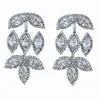 Stud Emmaya Fascinating Charming Leaves Shape Design Earing Muliticolors Choice Party Fashion Cubic Zircon Jewelry Elegant GiftStud Odet22 F