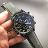 Orologio casual da uomo nuovo al quarzo con secondi in esecuzione quadrante digitale orologi classici da uomo in pelle blu