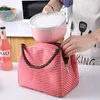 STRIPE BENTO TAG Oxford Doek Geïsoleerde lunchzak Outdoor Portable Picnic Tassen Voedsel Thermisch koeler Tote Packet Draag handtassen BH6931 TYJ