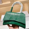 2021 luxury designer handbag ladies fashion shoulder bag wallet crocodile moon diagonal bag Evening Bags color options 359V